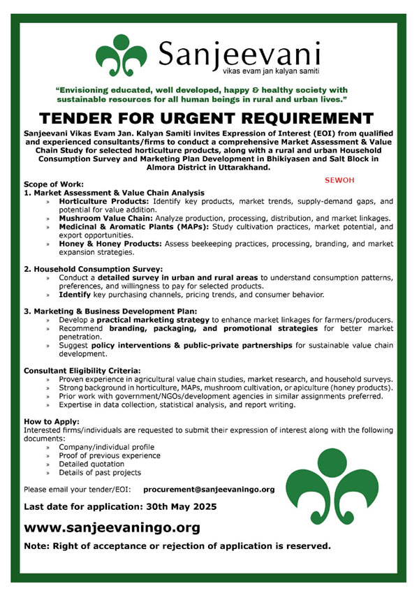 Urban Household Consultant - Bhikiyasen